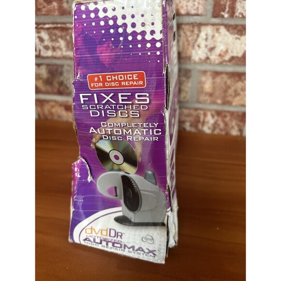 DVD Dr Motorized AutoMax DISC REPAIR SYSTEM Fixes Scratches Discontinued - Picture 4 of 6